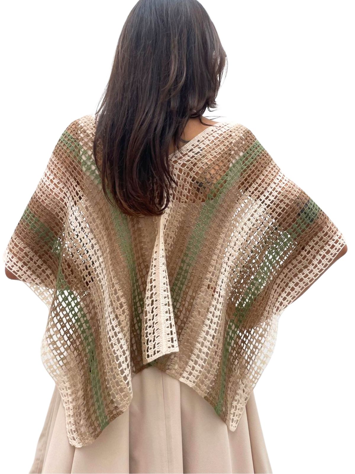 Poncho Wayra en crochet