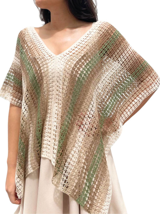 Poncho Wayra en crochet
