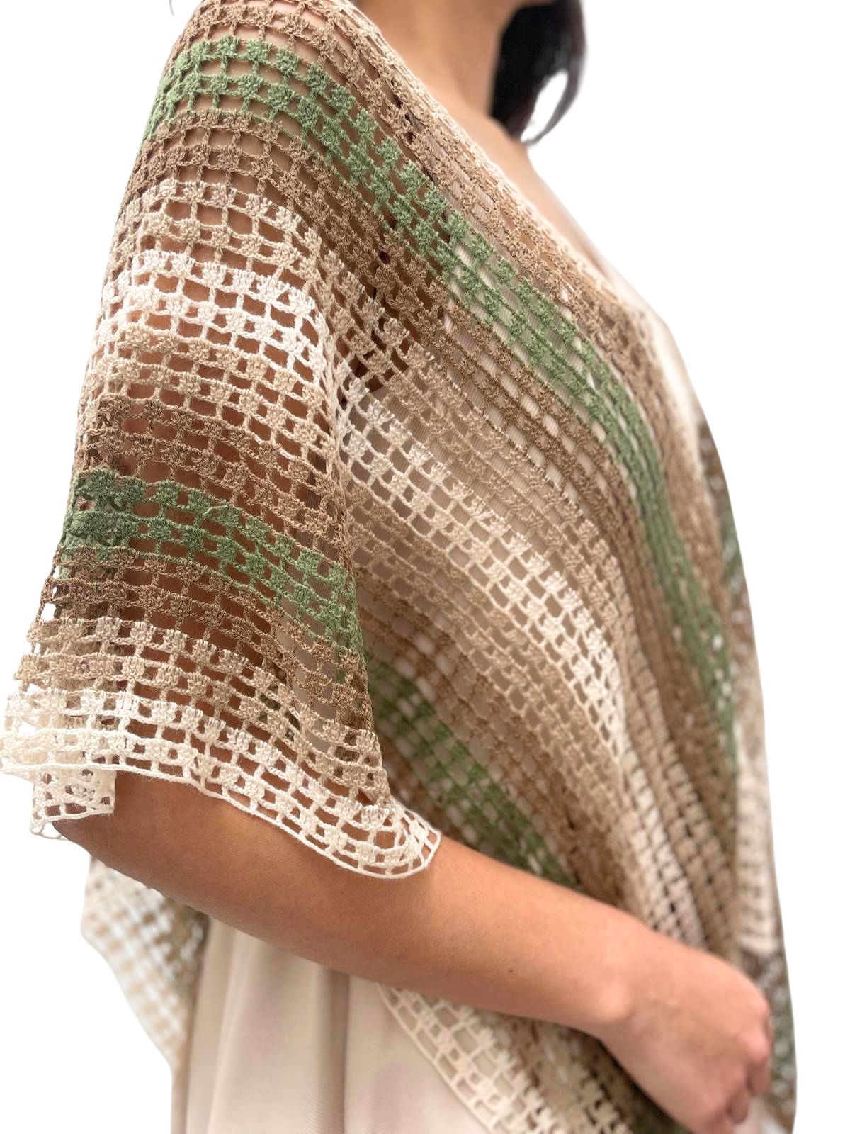 Poncho Wayra en crochet